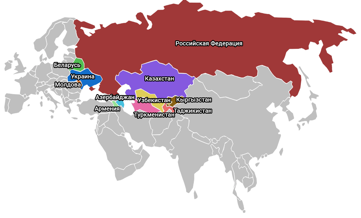Карта СНГ. Страны СНГ на карте. Карта СНГ И России. Карта НГУ.